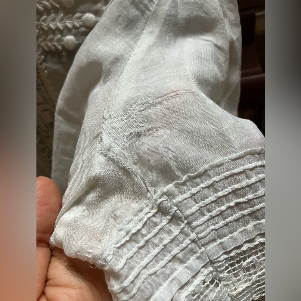 Vintage Cotton Lace Top - Picture 5 of 6
